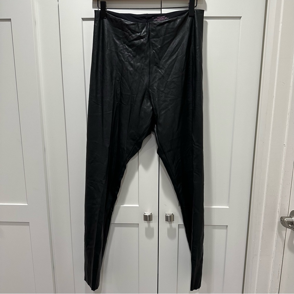 Commando Perfect Control Faux Leather Legging in Black Size Extra Large - Picture 4 of 7